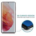 For Samsung Galaxy S21 5G 0.3mm 9H Surface Hardness 3D Curved Surface Privacy Glass Film - 4