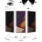 For Samsung Galaxy Note20 Ultra 25pcs 0.3mm 9H Surface Hardness 3D Curved Surface Privacy Glass Film - 5