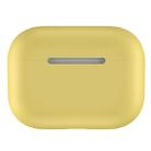 For Apple AirPods Pro Ultra-thin Silicone Wireless Earphone Protective Case(Yellow) - 1