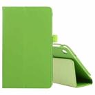 For Samsung Galaxy Tab A7 Lite T220 / T225 Litchi Texture Solid Color Horizontal Flip Leather Case with Holder & Pen Slot(Green) - 1