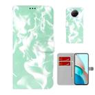For Xiaomi Redmi Note 9T / Note 9 5G (CN Version) Cloud Fog Pattern Horizontal Flip Leather Case with Holder & Card Slot & Wallet(Mint Green) - 1