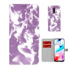 For Xiaomi Redmi 8 / 8A Cloud Fog Pattern Horizontal Flip Leather Case with Holder & Card Slot & Wallet(Purple) - 1