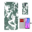 For  Xiaomi Redmi 9 / 9 Prime / Poco M2 Cloud Fog Pattern Horizontal Flip Leather Case with Holder & Card Slot & Wallet(Dark Green) - 1