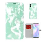 For Xiaomi Redmi 9A Cloud Fog Pattern Horizontal Flip Leather Case with Holder & Card Slot & Wallet(Mint Green) - 1