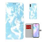 For Xiaomi Redmi 9A Cloud Fog Pattern Horizontal Flip Leather Case with Holder & Card Slot & Wallet(Sky Blue) - 1