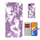 For Xiaomi Redmi 9C Cloud Fog Pattern Horizontal Flip Leather Case with Holder & Card Slot & Wallet(Purple) - 1