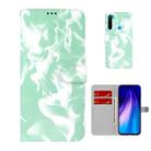 For Xiaomi Redmi Note 8 Cloud Fog Pattern Horizontal Flip Leather Case with Holder & Card Slot & Wallet(Mint Green) - 1