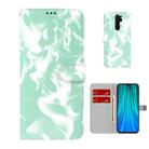 For Xiaomi Redmi Note 8 Pro Cloud Fog Pattern Horizontal Flip Leather Case with Holder & Card Slot & Wallet(Mint Green) - 1