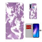 For Xiaomi Redmi Note 8T Cloud Fog Pattern Horizontal Flip Leather Case with Holder & Card Slot & Wallet(Purple) - 1