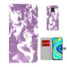 For Xiaomi Redmi Note 9 Pro/Note 9S/Note 9 Pro Max Cloud Fog Pattern Horizontal Flip Leather Case with Holder & Card Slot & Wallet(Purple) - 1