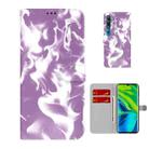 For  Xiaomi Mi CC9 Pro/Note 10/Note 10 Pro Cloud Fog Pattern Horizontal Flip Leather Case with Holder & Card Slot & Wallet(Purple) - 1
