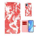For Xiaomi Mi 11 Lite Cloud Fog Pattern Horizontal Flip Leather Case with Holder & Card Slot & Wallet(Red) - 1