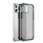 For iPhone 12 mini Shockproof Ultra-thin Frosted TPU + PC Protective Case (Green) - 1
