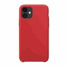 For iPhone 11 Ultra-thin Liquid Silicone Protective Case (Red) - 1