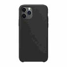 For iPhone 11 Pro Ultra-thin Liquid Silicone Protective Case (Black) - 1