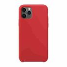 For iPhone 11 Pro Ultra-thin Liquid Silicone Protective Case (Red) - 1