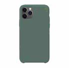 For iPhone 11 Pro Max Ultra-thin Liquid Silicone Protective Case (Green) - 1