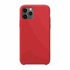 For iPhone 11 Pro Max Ultra-thin Liquid Silicone Protective Case (Red) - 1