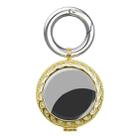 Copper Jewelry Style Shockproof Protective Cover Case with Keychain Hook Loop For AirTag(Gold) - 1