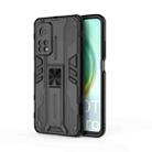 For Xiaomi Mi 10T 5G Supersonic PC + TPU Shock-proof Protective Case with Holder(Black) - 1