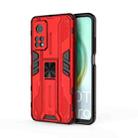 For Xiaomi Mi 10T 5G Supersonic PC + TPU Shock-proof Protective Case with Holder(Red) - 1