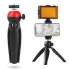 ADAI VK-02 Live Broadcast Video Shooting Mobile Phone LED Fill Light Tripod Set for 3.5mm Audio Input Device(Red) - 1