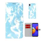 For Samsung Galaxy A01 Core Cloud Fog Pattern Horizontal Flip Leather Case with Holder & Card Slot & Wallet(Sky Blue) - 1