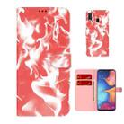 For Samsung Galaxy A10e / A20e Cloud Fog Pattern Horizontal Flip Leather Case with Holder & Card Slot & Wallet(Red) - 1