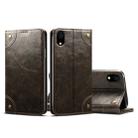 For iPhone XR Baroque Simple Horizontal Flip Leather Case with Holder & Card Slots & Wallet(Black) - 1