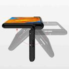 For Huawei Mate Xs GKK Foldable Protective Leather Case + Screen Protector with Holder(Carbon Fiber) - 5
