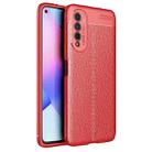 For Honor X20 SE Litchi Texture TPU Shockproof Case(Red) - 1