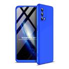 For OPPO F19 / A74 4G GKK Three Stage Splicing Full Coverage PC Case(Blue) - 1