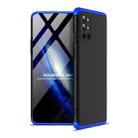For OnePlus 9R GKK Three Stage Splicing Full Coverage PC Case(Black Blue) - 1