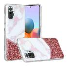 For Xiaomi Redmi Note 10 Pro Marble Pattern Soft TPU Protective Case(Colorblock) - 1