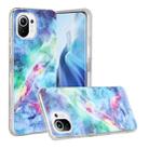 For Xiaomi Mi 11 Lite Marble Pattern Soft TPU Protective Case(Blue) - 1
