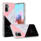 For Xiaomi Redmi Note 10 Marble Pattern Soft TPU Protective Case(Tricolor) - 1