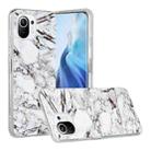 For Xiaomi Mi 11 Lite Marble Pattern Soft TPU Protective Case(White) - 1