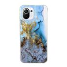 For Xiaomi Mi 11 Lite Marble Pattern Soft TPU Protective Case(Blue) - 2