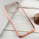 For Huawei Mate 30 Transparent TPU Anti-Drop And Waterproof Mobile Phone Protective Case(Rose Gold) - 1