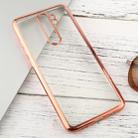 For Xiaomi Redmi Note 8 Pro Transparent TPU Anti-Drop And Waterproof Mobile Phone Protective Case(Rose Gold) - 1