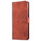 For Samsung Galaxy A12 5G AZNS Skin Feel Calf Texture Horizontal Flip Leather Case with Card Slots & Holder & Wallet(Brown) - 2