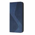 Skin Feel Magnetic S-type Solid Color Horizontal Flip Leather Case with Holder & Card Slot & Wallet For iPhone 11 Pro Max(Blue) - 2