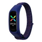For OPPO Watch Nylon Watch Band(Dark Blue) - 1