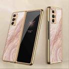 For Xiaomi Mi Mix Fold GKK Marble Pattern Electroplating Painted Glass Case(Marble 06) - 1