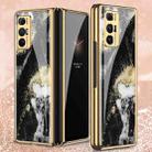 For Xiaomi Mi Mix Fold GKK Marble Pattern Electroplating Painted Glass Case(Marble 12) - 1