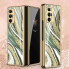 For Xiaomi Mi Mix Fold GKK Marble Pattern Electroplating Painted Glass Case(Marble 13) - 1