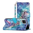For Samsung Galaxy A22 4G 3D Pattern Horizontal Flip PU Leather Case with Holder & Card Slots & Wallet(Blue Starry Sky) - 1