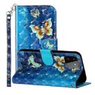 For Samsung Galaxy A22 5G 3D Pattern Horizontal Flip PU Leather Case with Holder & Card Slots & Wallet(Rankine Butterfly) - 1