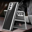 For Xiaomi Mi Mix Fold GKK Electroplating Painted Glass Phone Case(Carbon Fiber) - 1