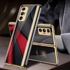 For Xiaomi Mi Mix Fold GKK Electroplating Painted Glass Phone Case(Red and Black) - 1